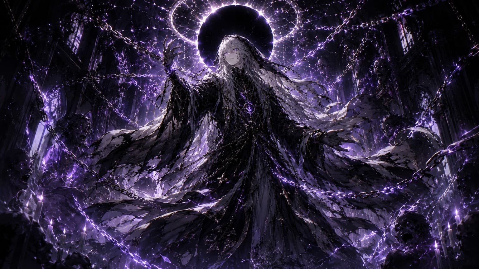 Violet halo