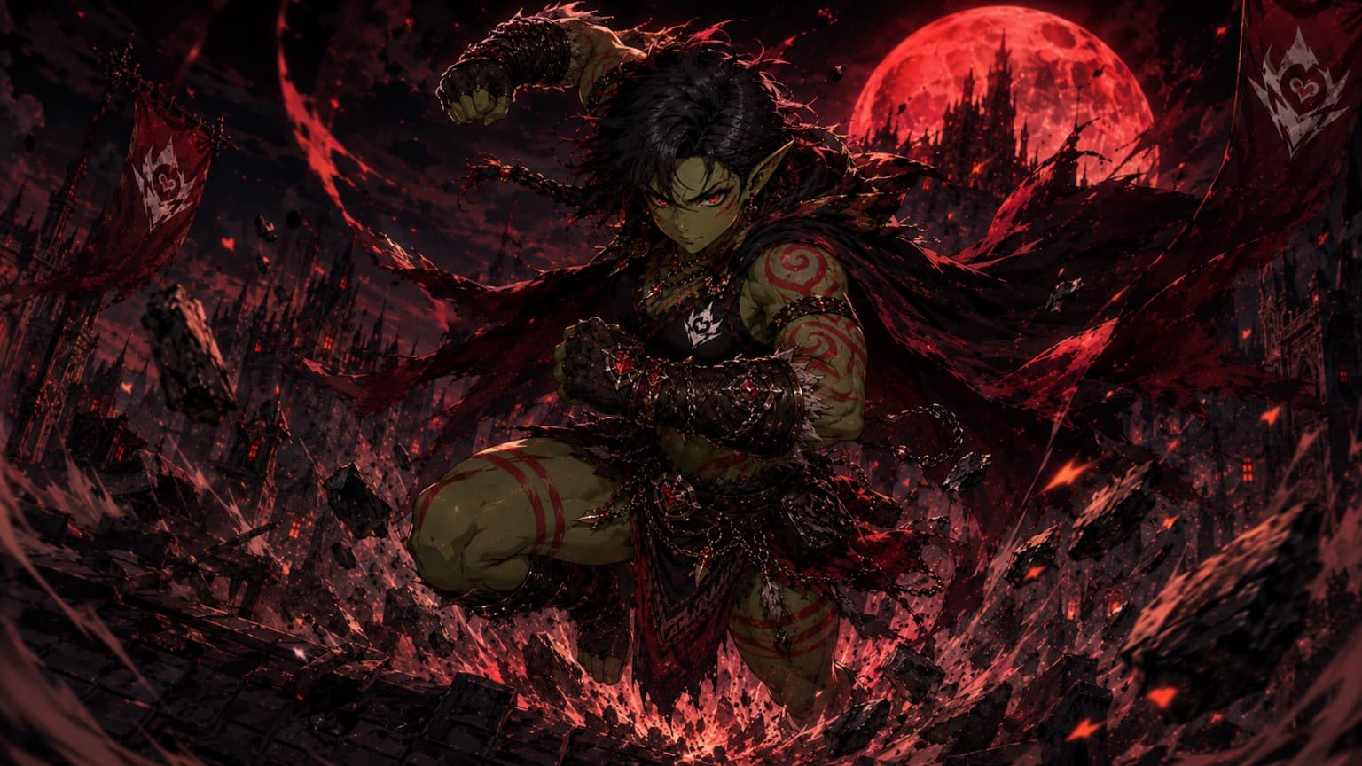 Low fighting stance