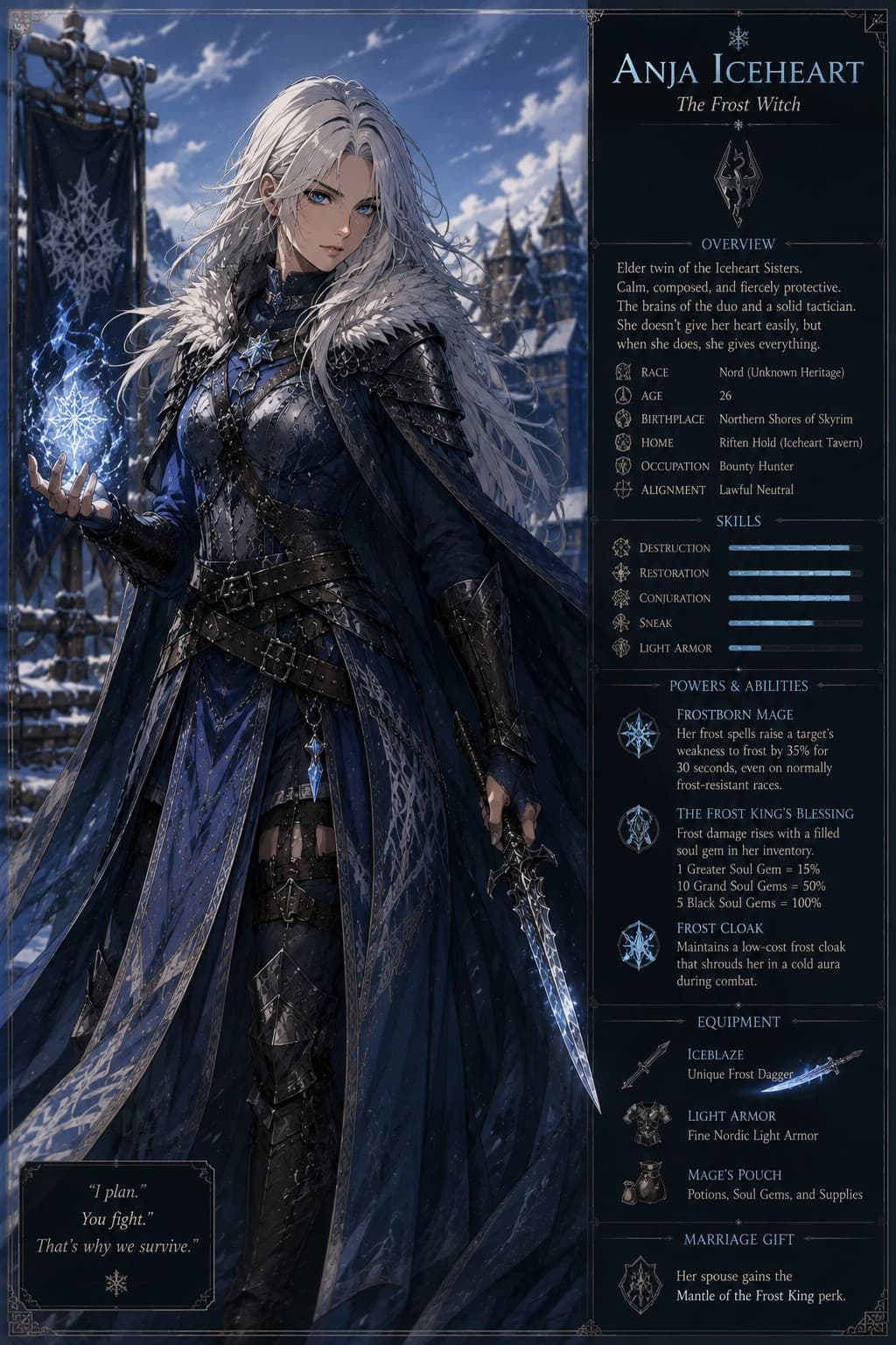 Anja Iceheart, The Frost Witch